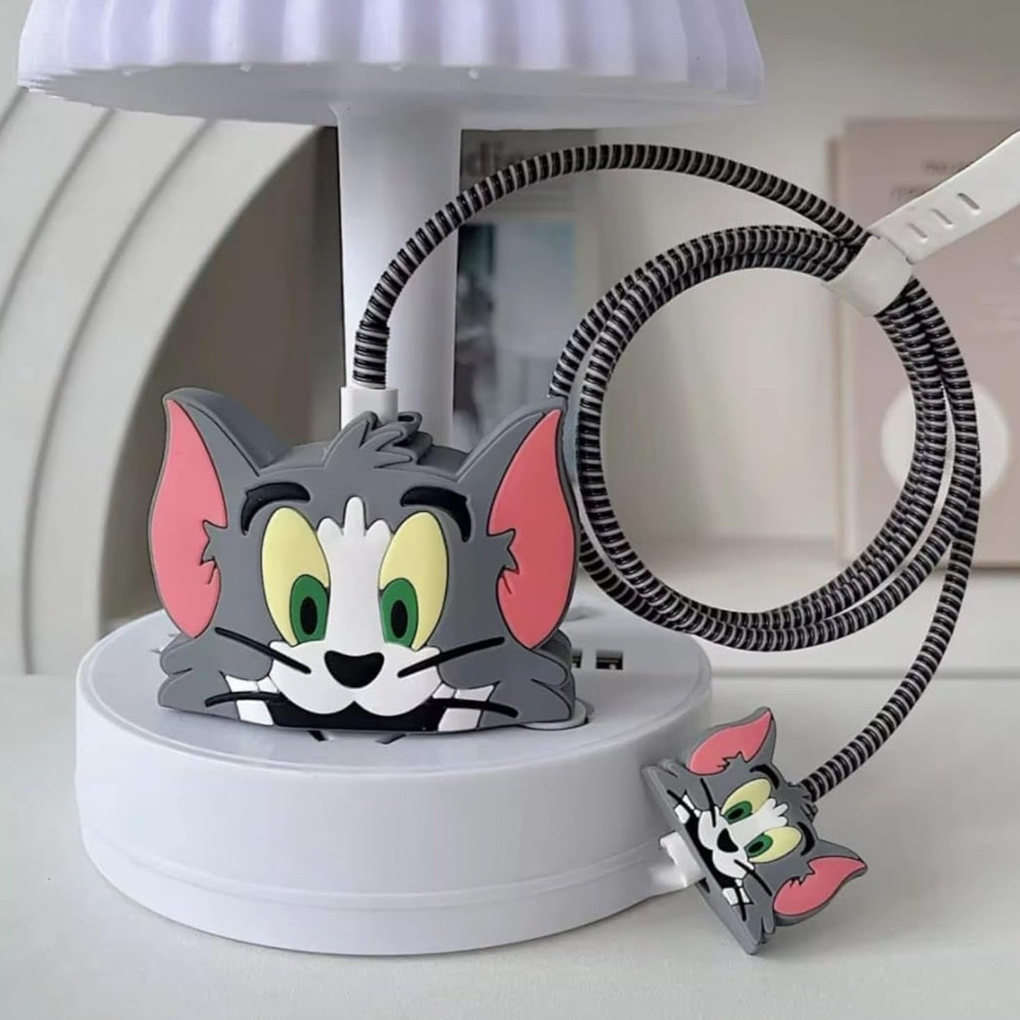 Cartoon Character Silicon Charger Case Cover For Ip 18 - 20w (Mix Design 1 Pc) - Grandsell