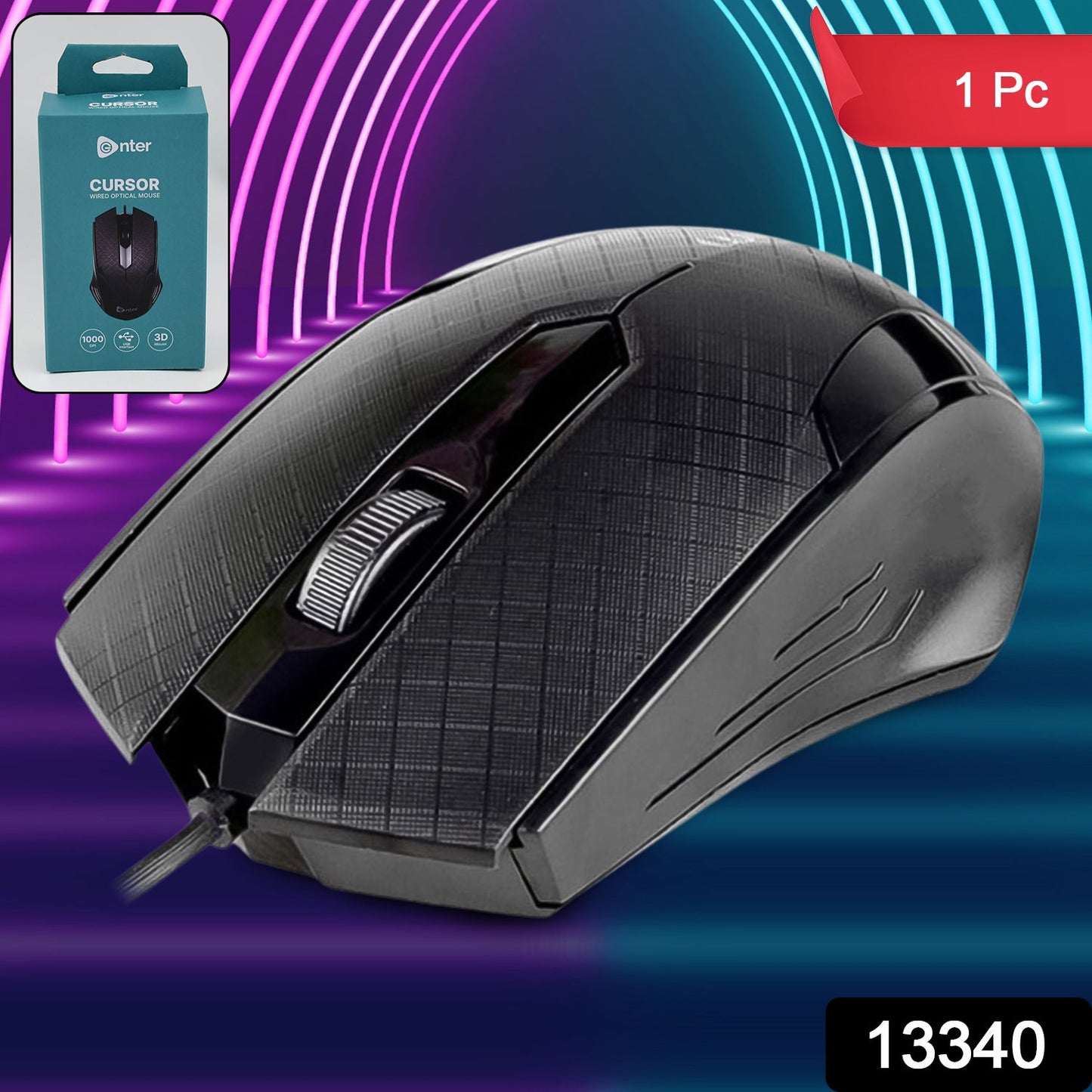 Computer Laptop Wired Optical Mouse (1 Pc) - Grandsell