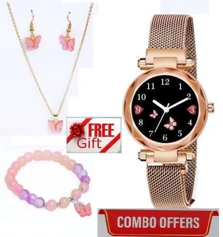 Designer Women's and Girl's Watch Analog Watches with bracelet and panded set - Grandsell