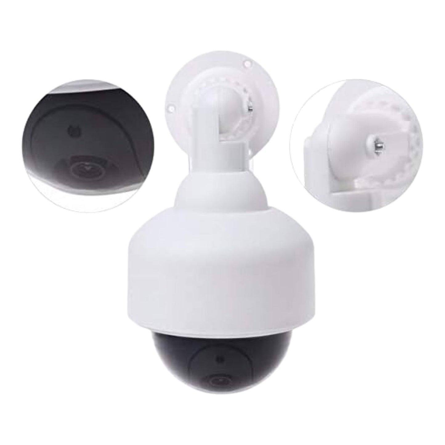 Fake Dummy Camera Cctv With Flashing Red Led Light (1 Pc Battery Not Included) - Grandsell