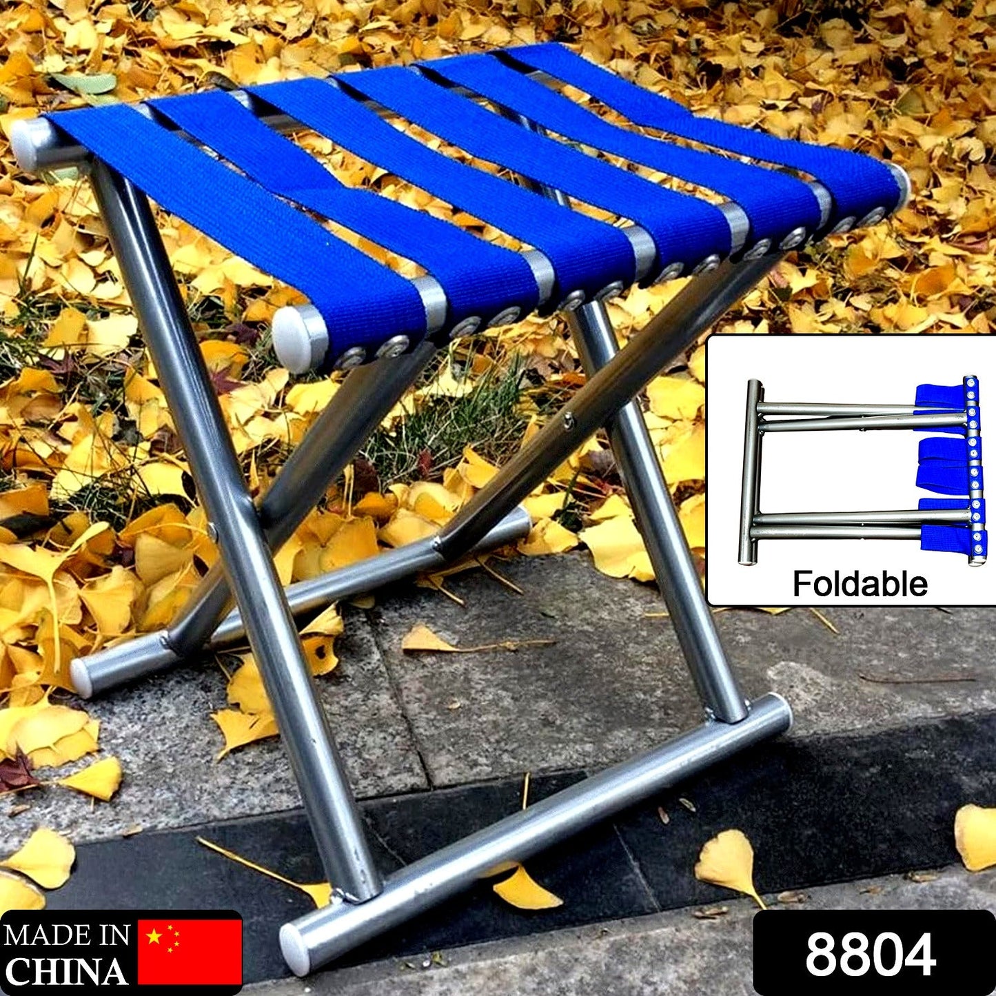 Folding Beach Tool Best Folding Stool Portable Travel Train Chair Outdoor Rest Seat Fishing - Grandsell