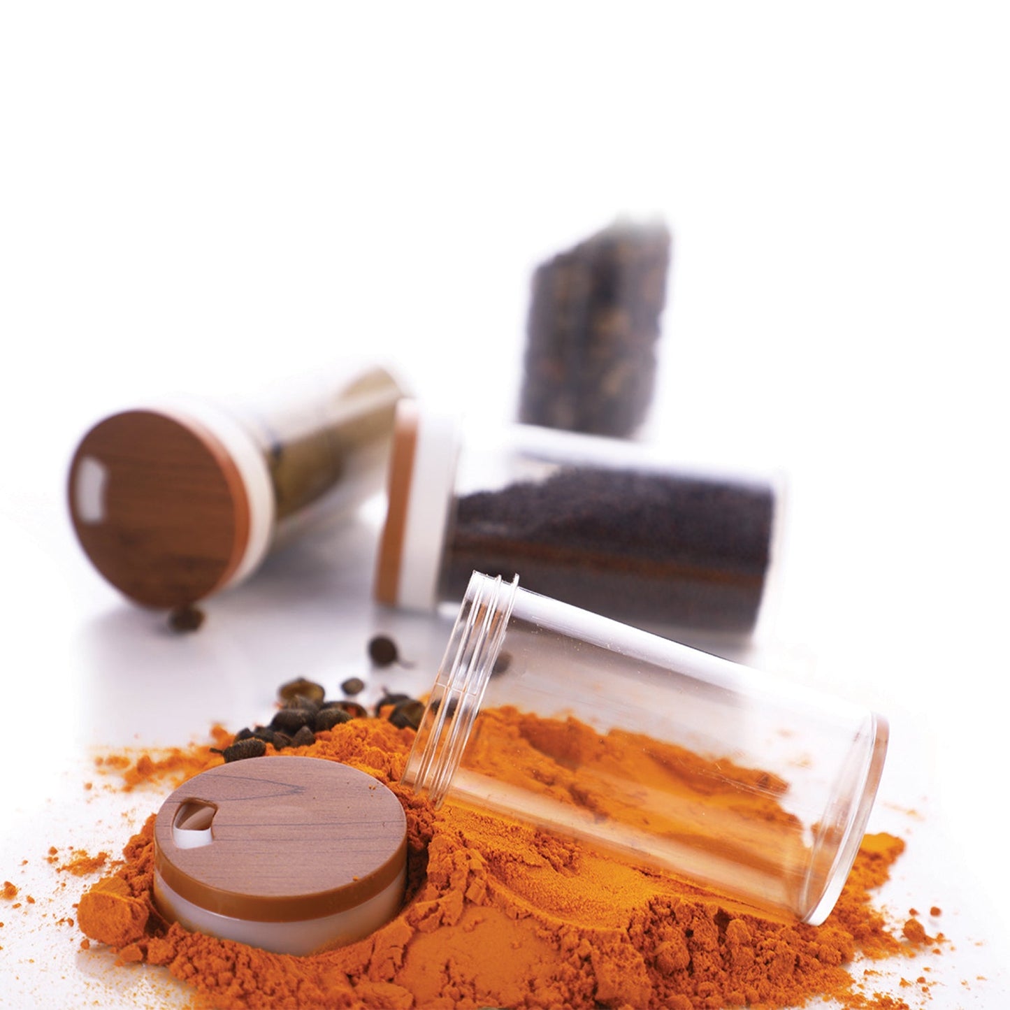 Ganesh 12 - jar Revolving Spice Rack Masala Box - Grandsell