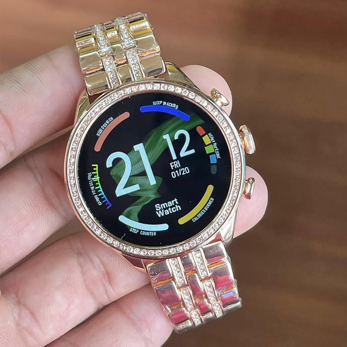 Gen 9 Diamond Strap Latest Edition Smartwatch HD Display 2 Straps Bluetooth Calling Smartwatch for Women's - Grandsell