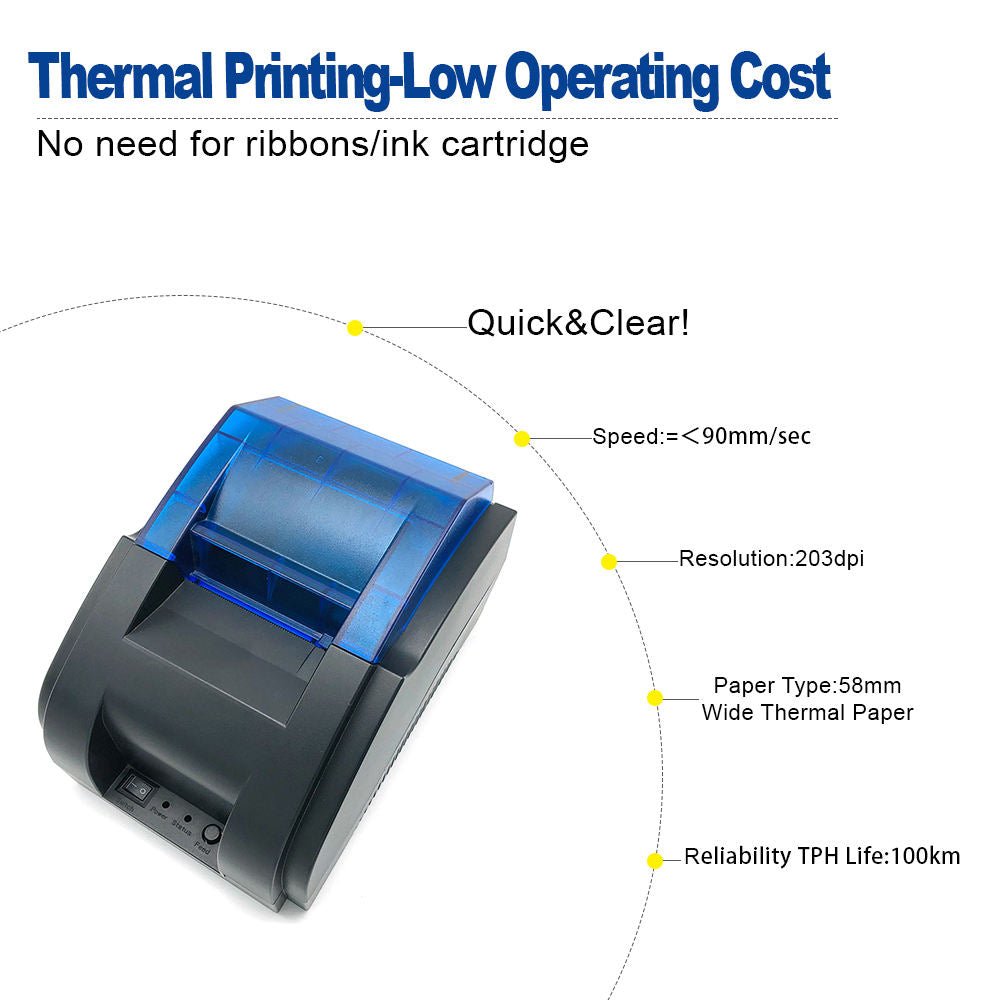 GRANDSE 2 Inch (58 mm) Thermal Printer - Grandsell