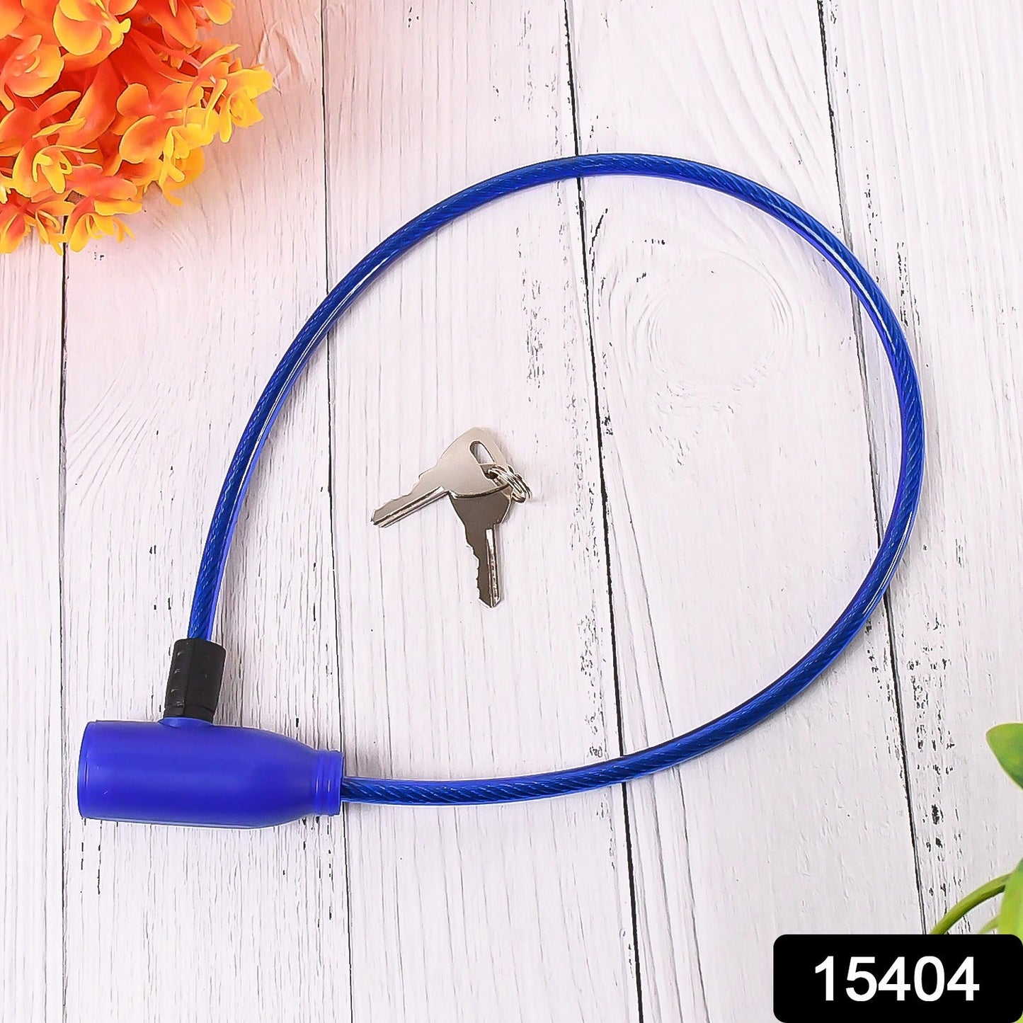 Heavy Duty Multipurpose Steel Cable Safety Lock With 2 Keys (1 Pc) - Grandsell