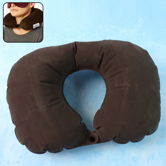 Inflatable U - shaped Travel Neck Pillow (1 Pc) - Grandsell