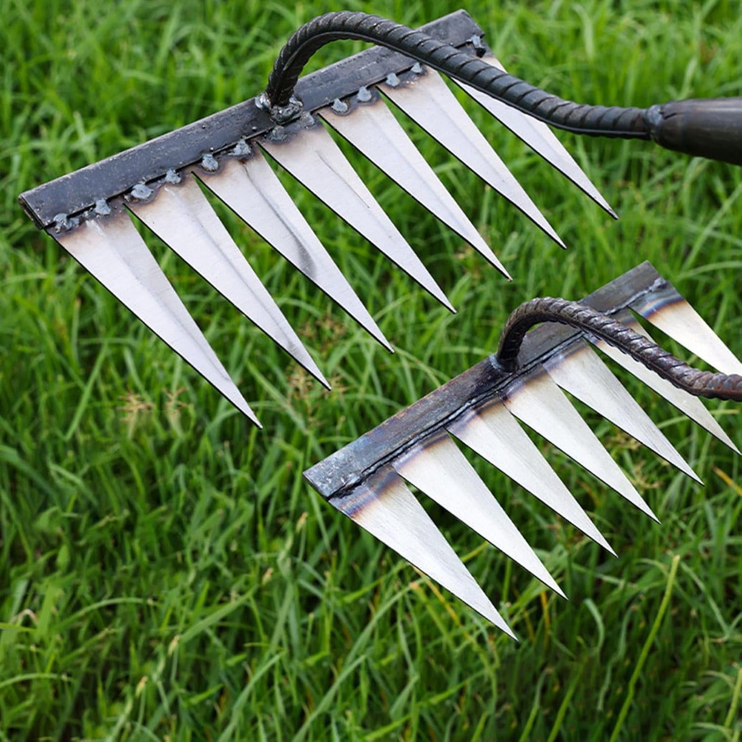 Iron Rake for Gardening & Weeding – Heavy Duty Garden Tool - Grandsell