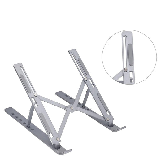 Metal Portable Laptop Stand With 7 Adjustable Angles (1 Pc) - Grandsell