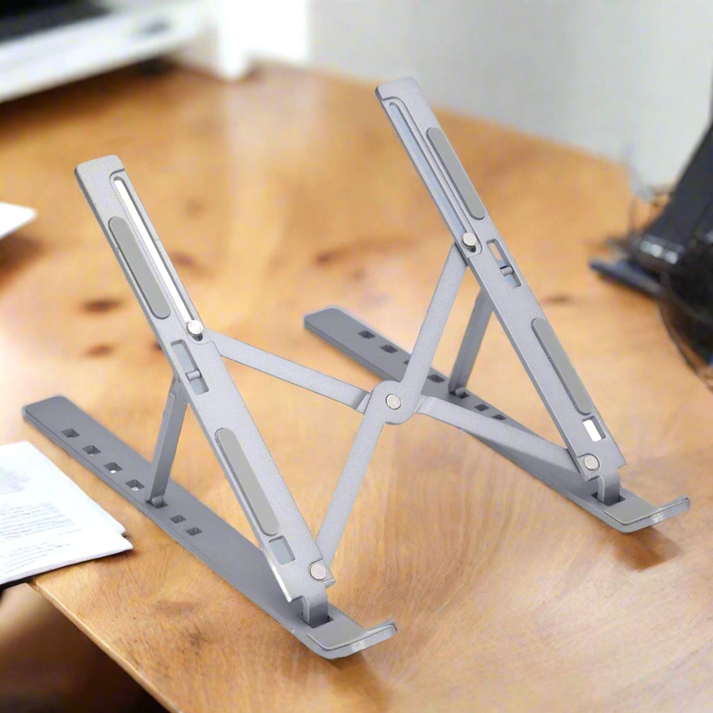 Metal Portable Laptop Stand With 7 Adjustable Angles (1 Pc) - Grandsell