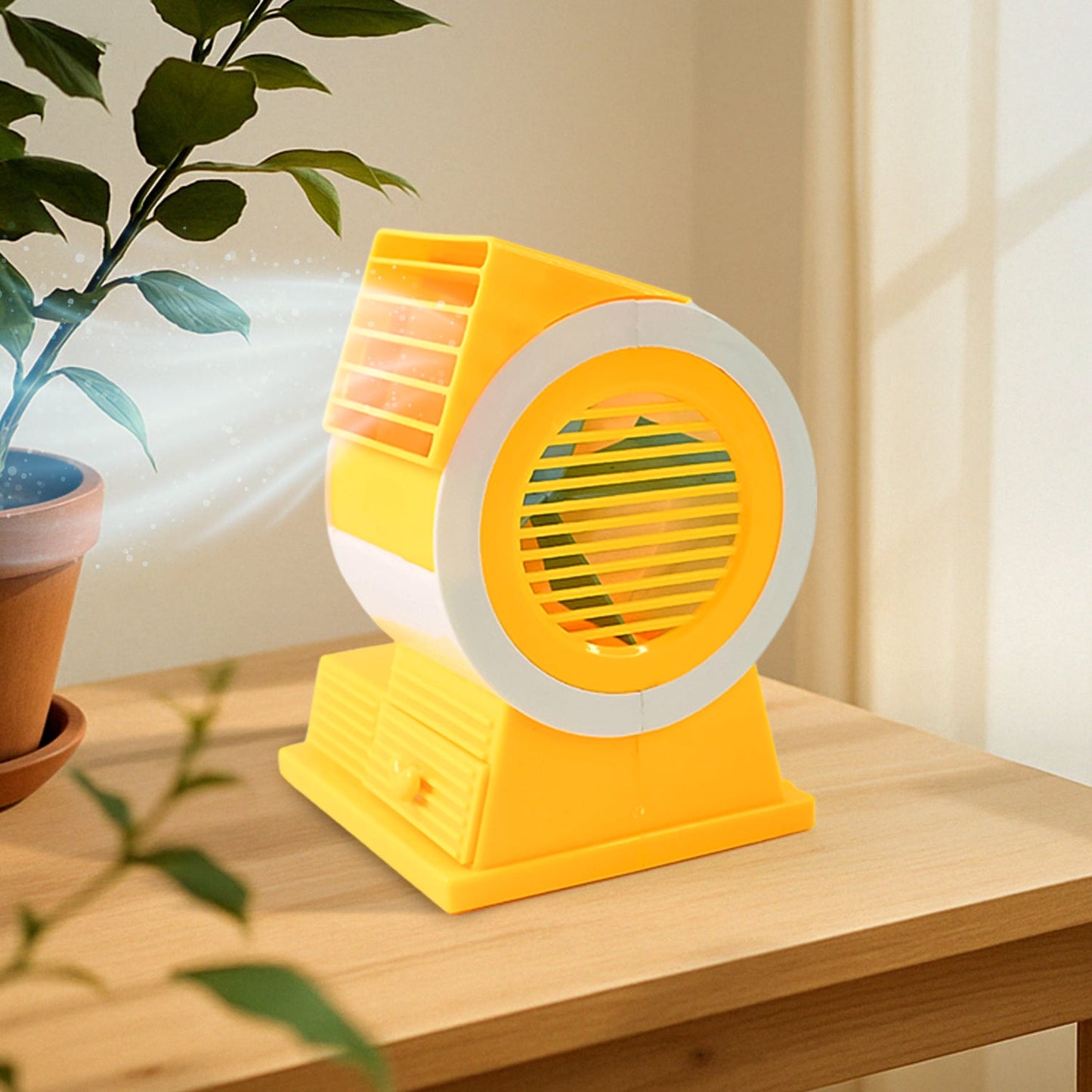 Mini Dual - blade Portable Usb Table Fan - Grandsell