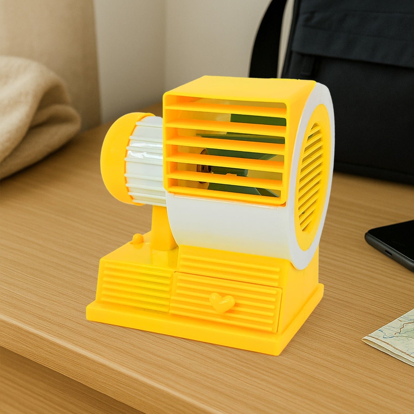 Mini Dual - blade Portable Usb Table Fan - Grandsell