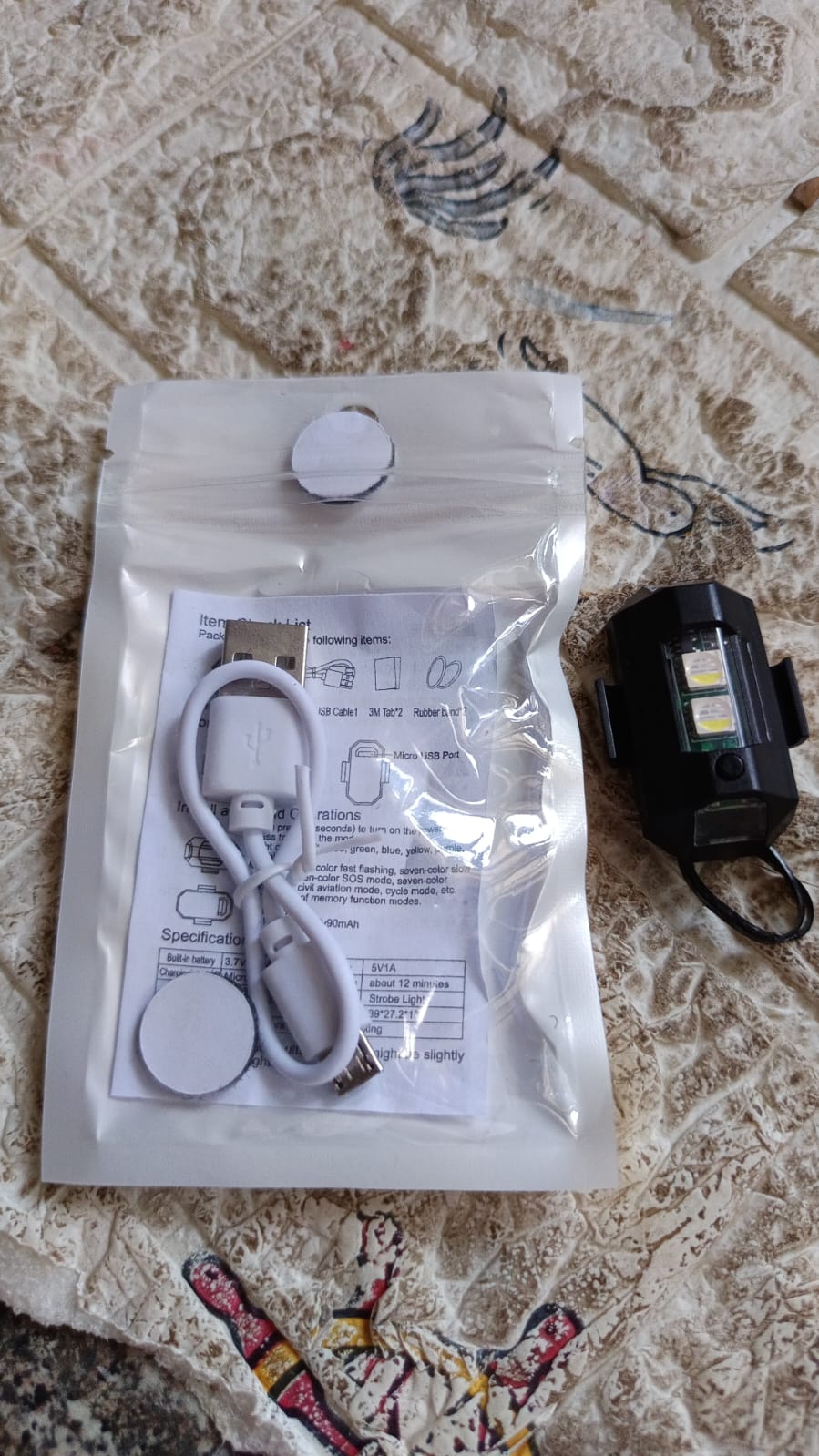 Mini Led Strobe Lights Waterproof Lights Lightweight - Grandsell