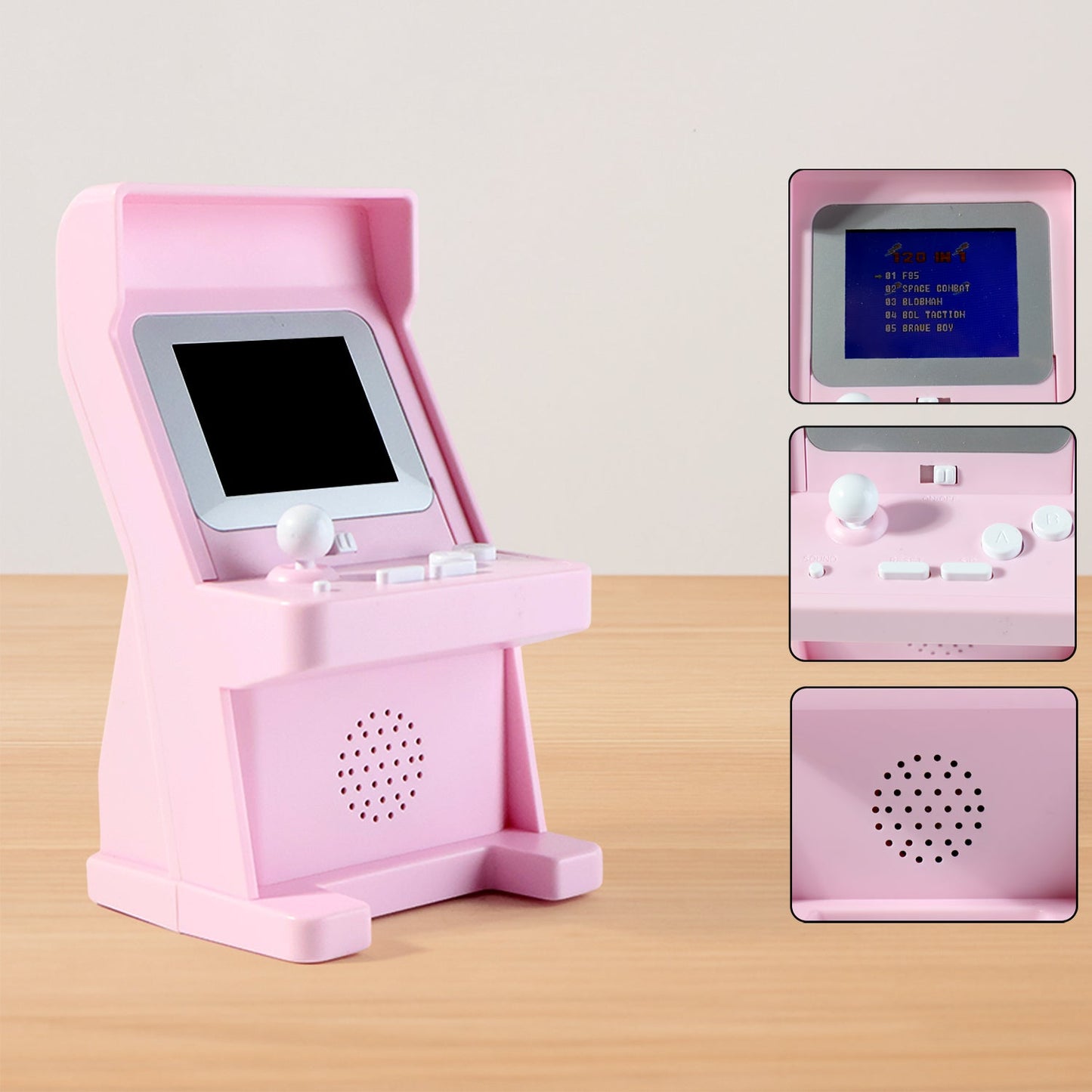 Mini Retro Arcade Gaming Console With 120 Built - in Classic Games - Grandsell