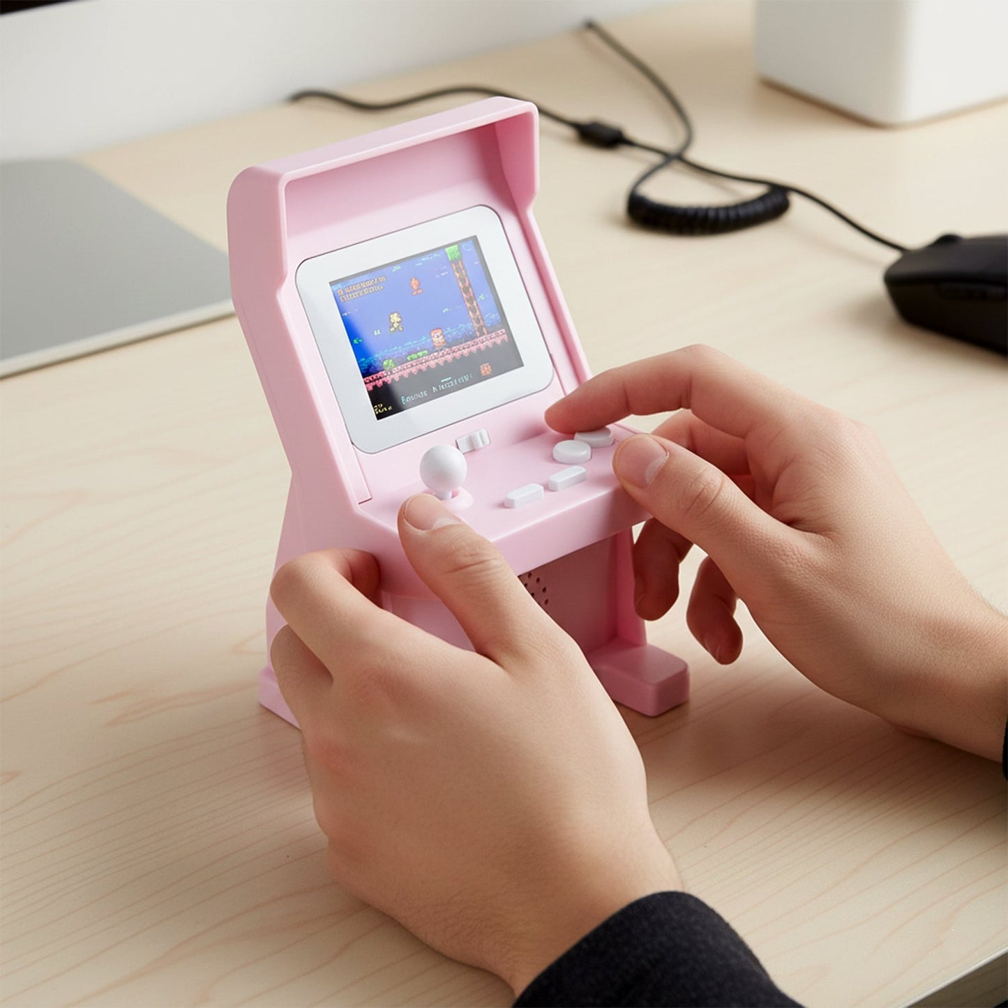 Mini Retro Arcade Gaming Console With 120 Built - in Classic Games - Grandsell