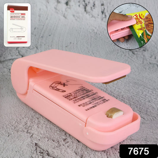 Mini Sealing Machine Plastic Bag Sealer Portable Mini Super Seal Packing Plastic Bag Tool Sealing Machine Hand Held Heat (1pc) - Grandsell