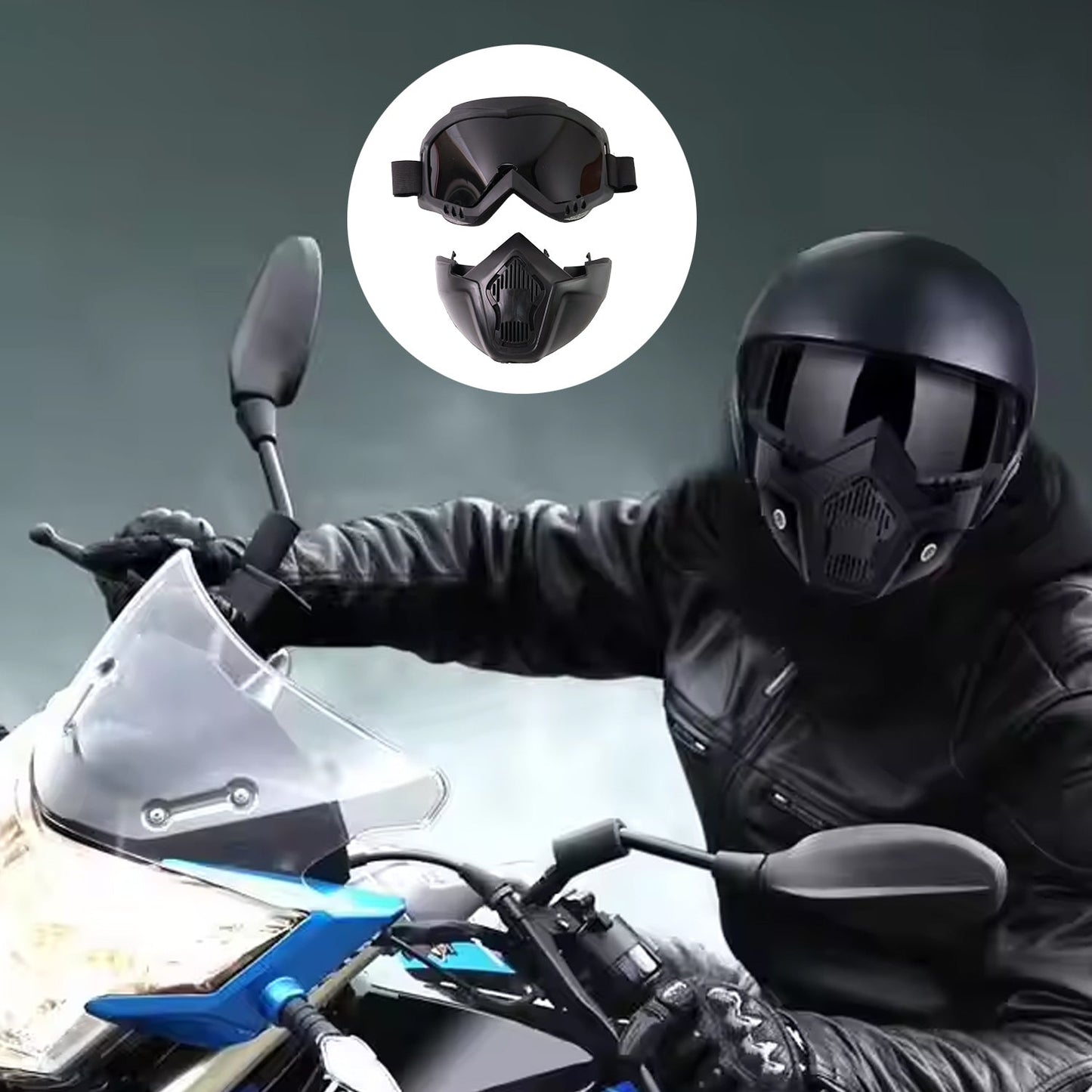 Motorcycle Goggles Off - road Helmet Goggles Windproof Glasses Goggles Mask (1 Pc) - Grandsell