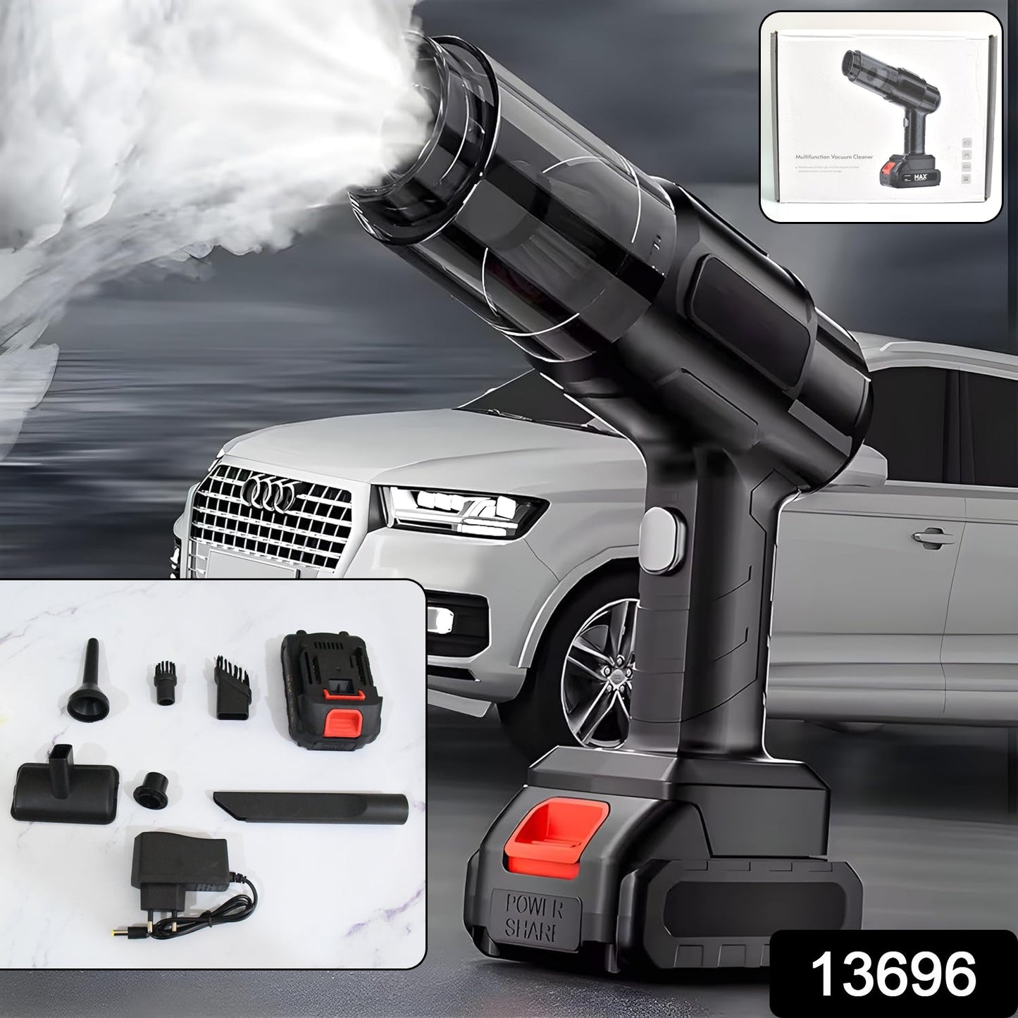 Multifunction 240v Wireless Handheld Vacuum Cleaner (1 Set) - Grandsell