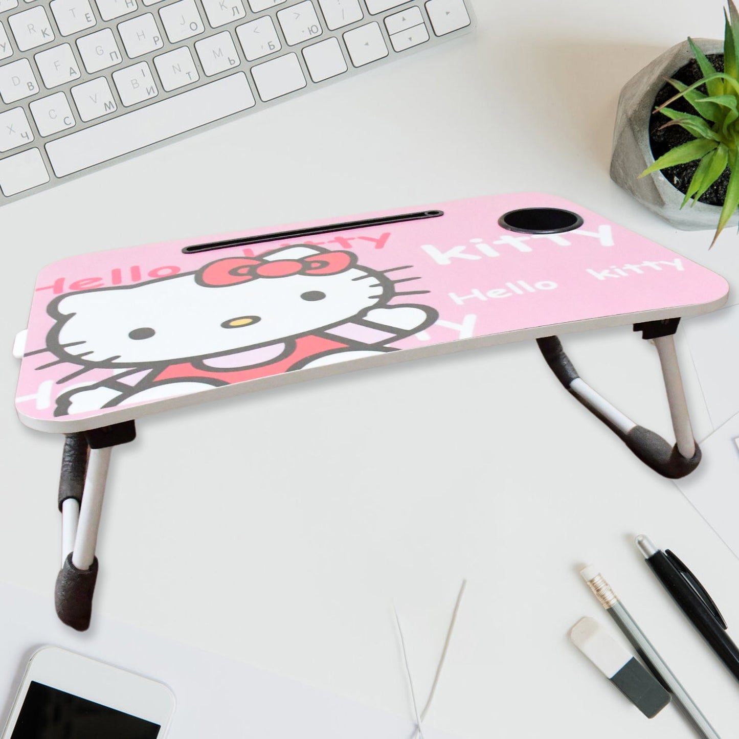 Multipurpose Portable Writing Homework Mix Cartoon Design Printed Table (1 Pc Mix Design 6141 Cm) - Grandsell