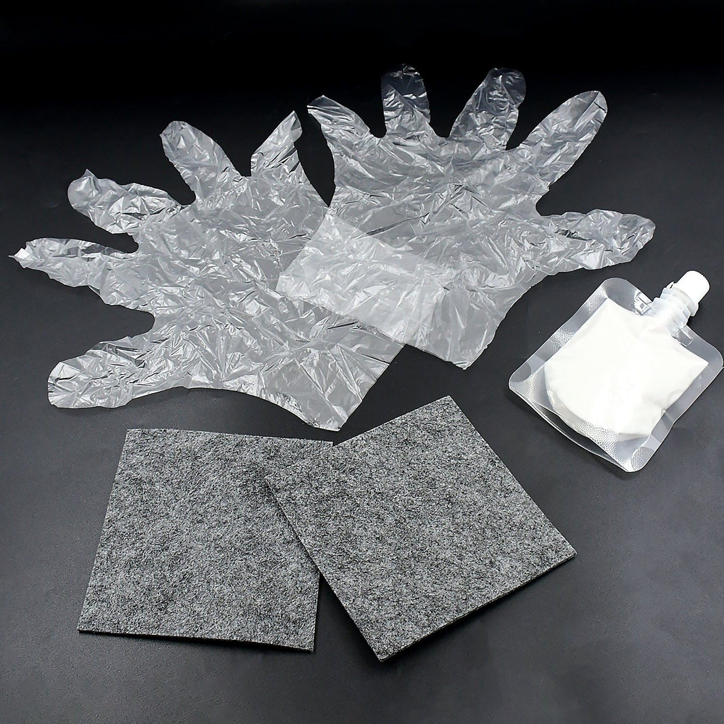 Nano Magic Car Scratch Remover Cloth Multipurpose Scratch Repair Cloth Cloth For Car Paint Scratch Repair Easy To Repair Slight Scratches On The Surface Polishing Repeatable Use For All Kinds Of Car (45 Ml Repair Solution 2 Gloves 2 Nano Cloth) - Grandsell