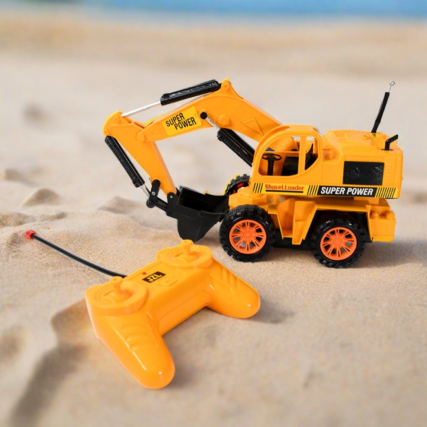 Plastic Jcb Construction Toy Remote Control Jcb Toys For Kids Boys Super Power Remote Control Jcb Truck Construction Toy (1 Set) - Grandsell