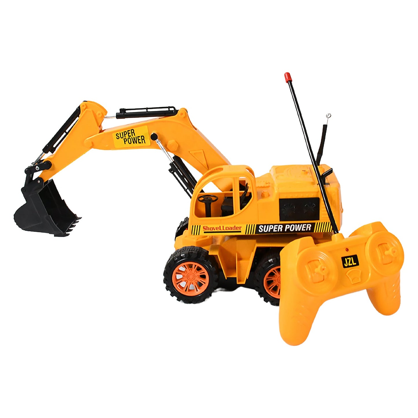 Plastic Jcb Construction Toy Remote Control Jcb Toys For Kids Boys Super Power Remote Control Jcb Truck Construction Toy (1 Set) - Grandsell