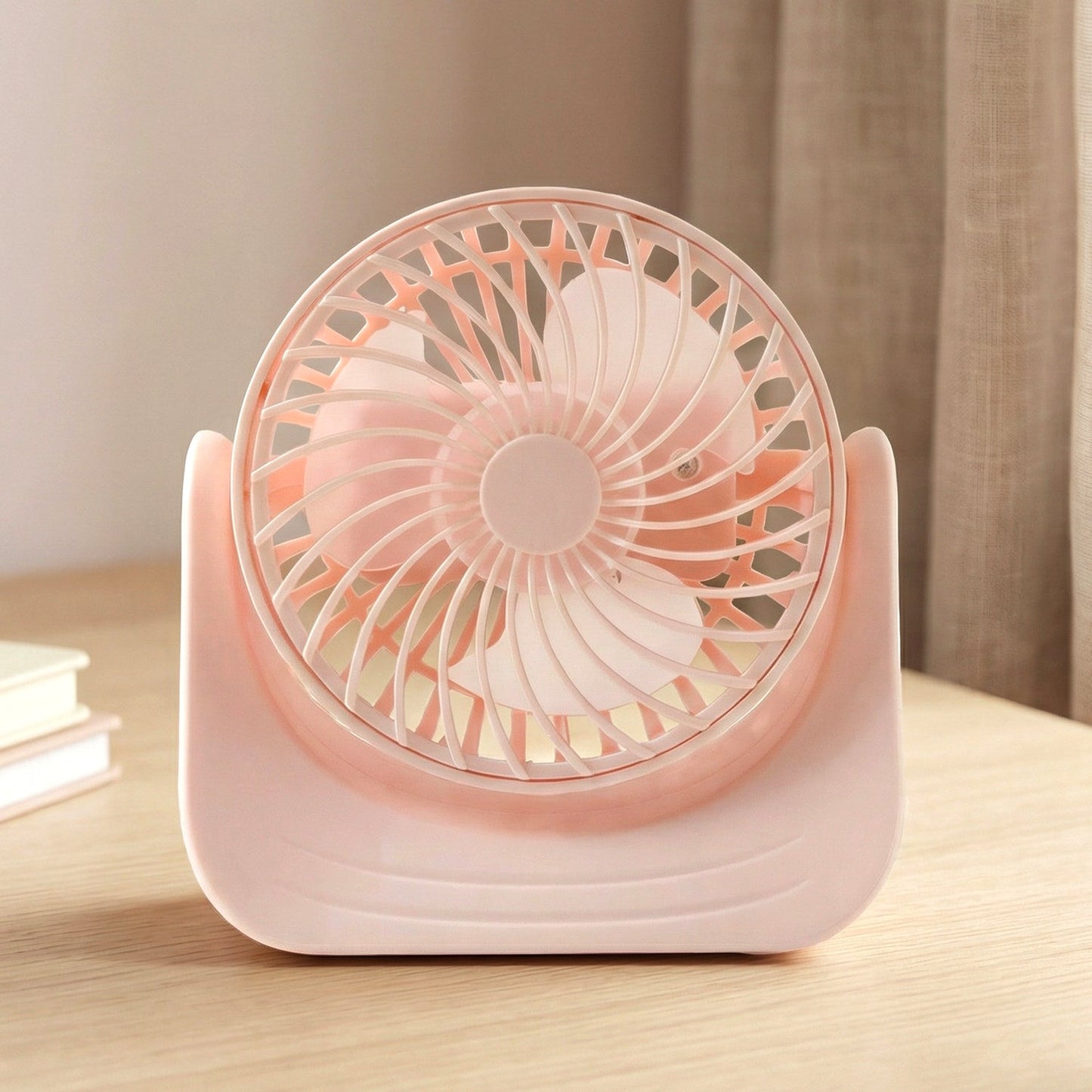 Plug And Play Silent Desktop Mini Fan With Adjustable Tilt Head (1 Pc) - Grandsell