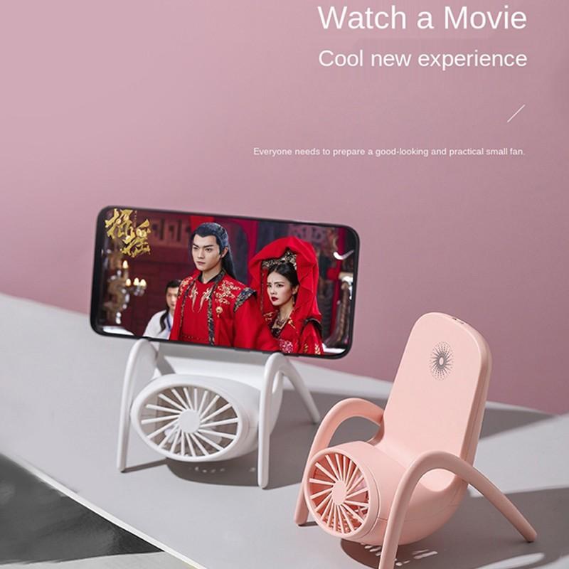 Portable Mobile Phone Holder Fan Personal Fan Multi - Function Fan Handheld Charging Fan (Battery Not Include) - Grandsell