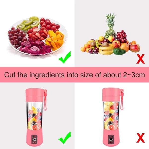 Portable Usb Electric Juicer - 6 Blades (Protein Shaker) - Grandsell