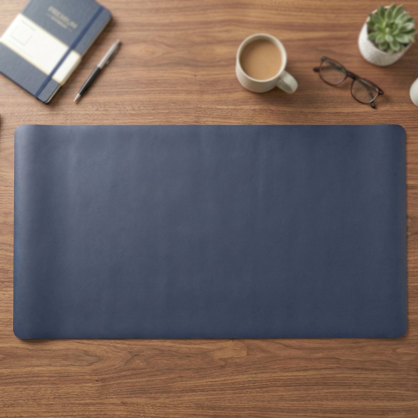 Premium Leather Finish Large Desk Mat Mouse Pad (1 Pc 90x45 Cm) - Grandsell