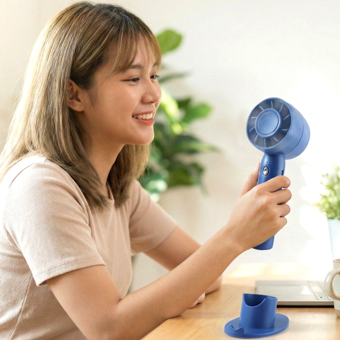 Rechargeable Mini Handheld Fan (1 Pc) - Grandsell