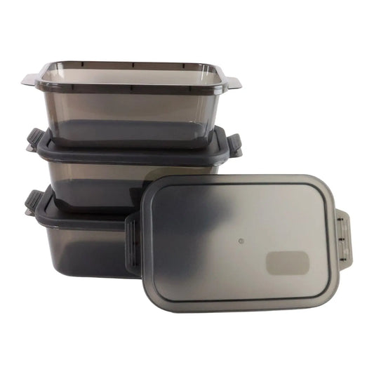 Rectangular Food Storage Containers - (3 Pc Set) - Grandsell