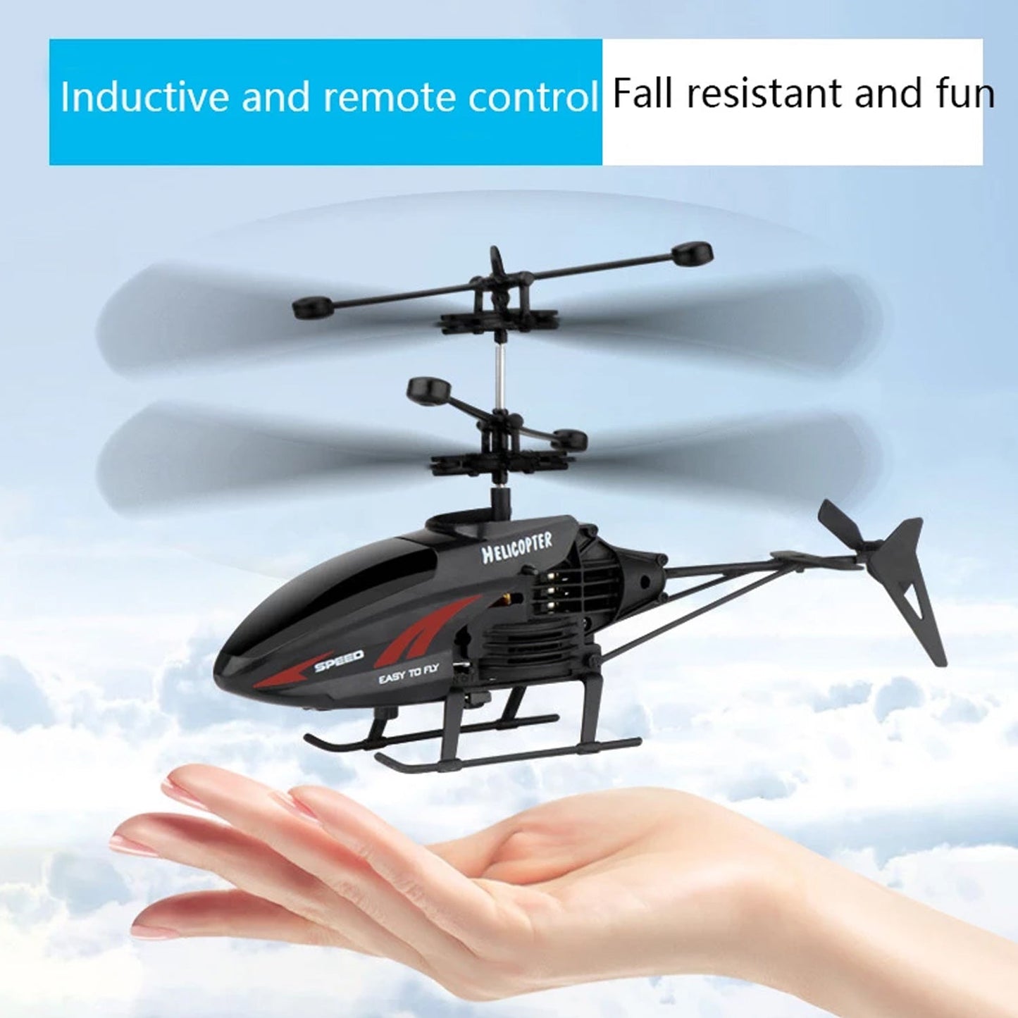 Remote Control Helicopter With Usb Chargeable Cable For Boy And Girl Children (Pack Of 1) - Grandsell