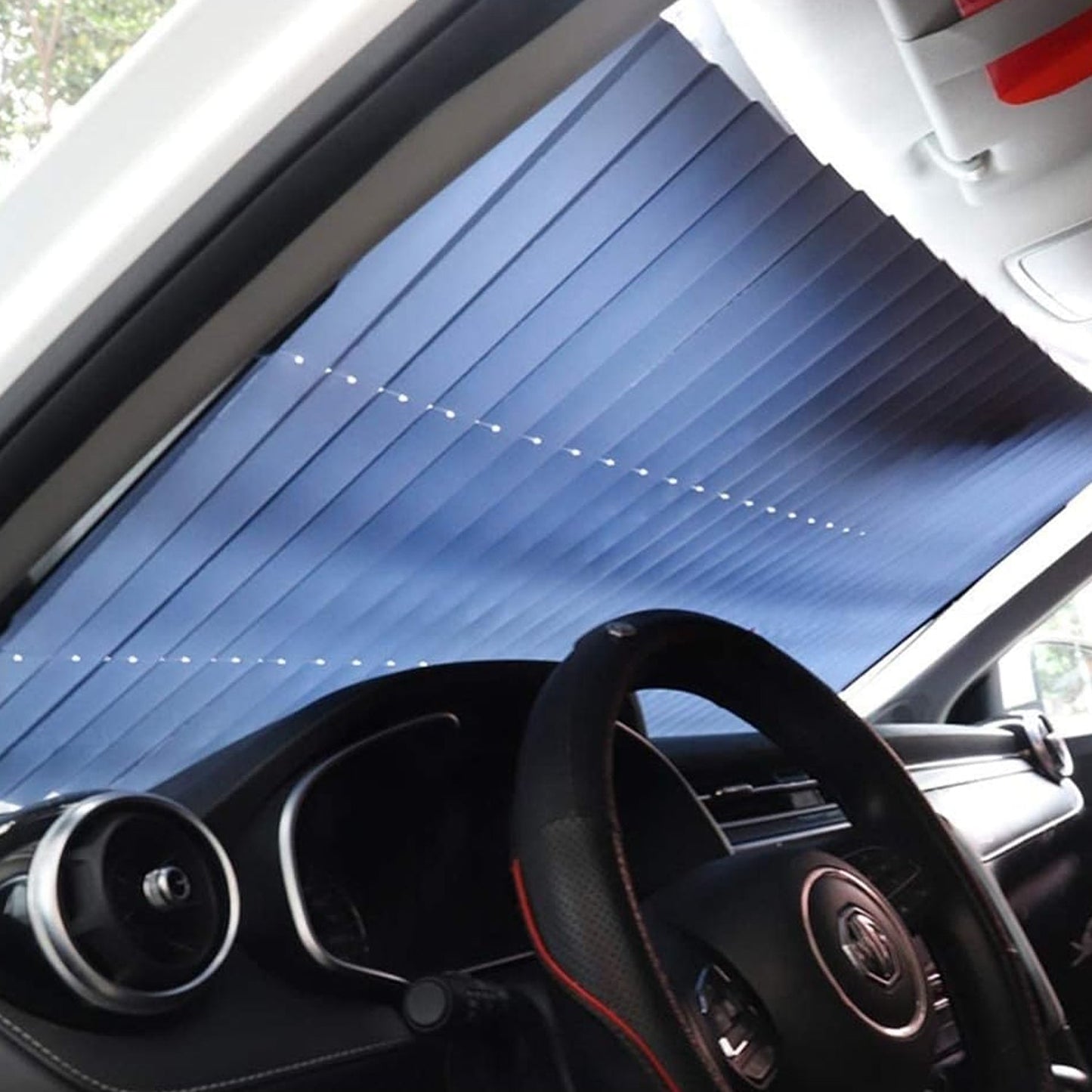 Retractable Long Foldable Windshield Sun Shade For Car (1 Set) - Grandsell