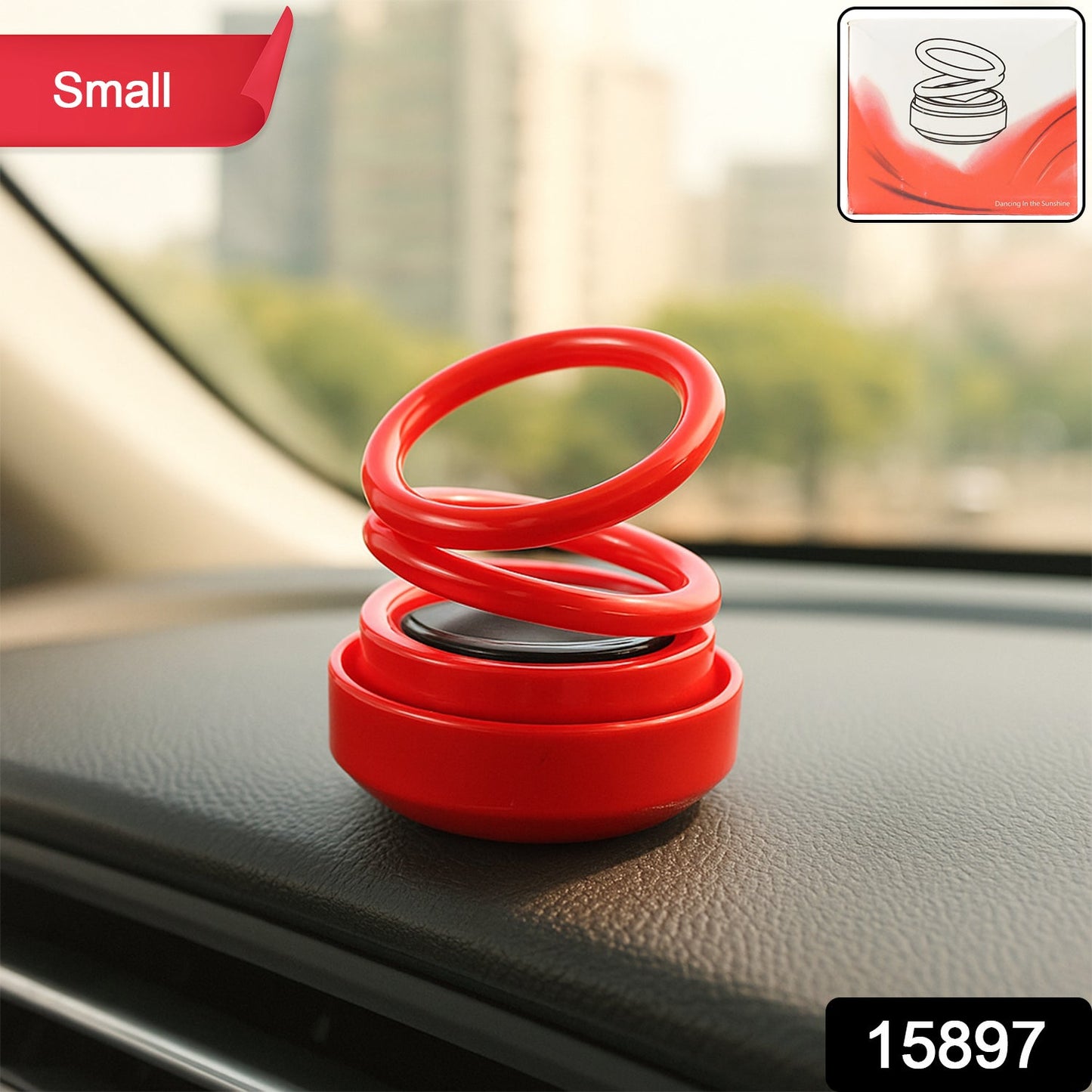 Small Solar Car Aroma Air Freshener (1 Pc) - Grandsell