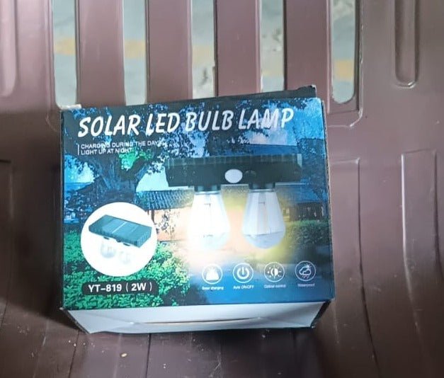 Solar Double Led Bulb Lamp Yt - 819 - 2w (1 Pc) - Grandsell