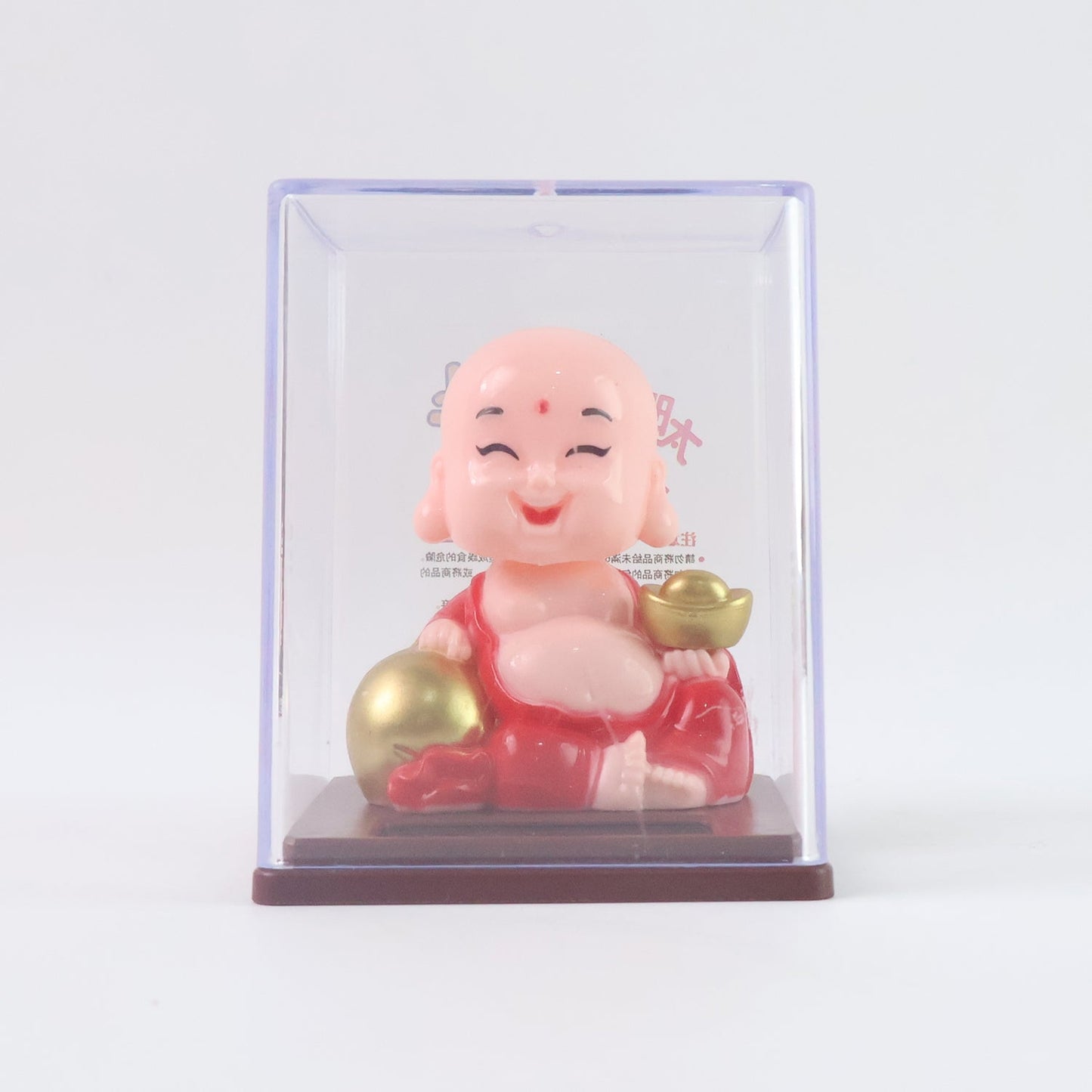 Solar Power Moving Head Buddha Statue Car Ornament (1 Pc Mix Color) - Grandsell