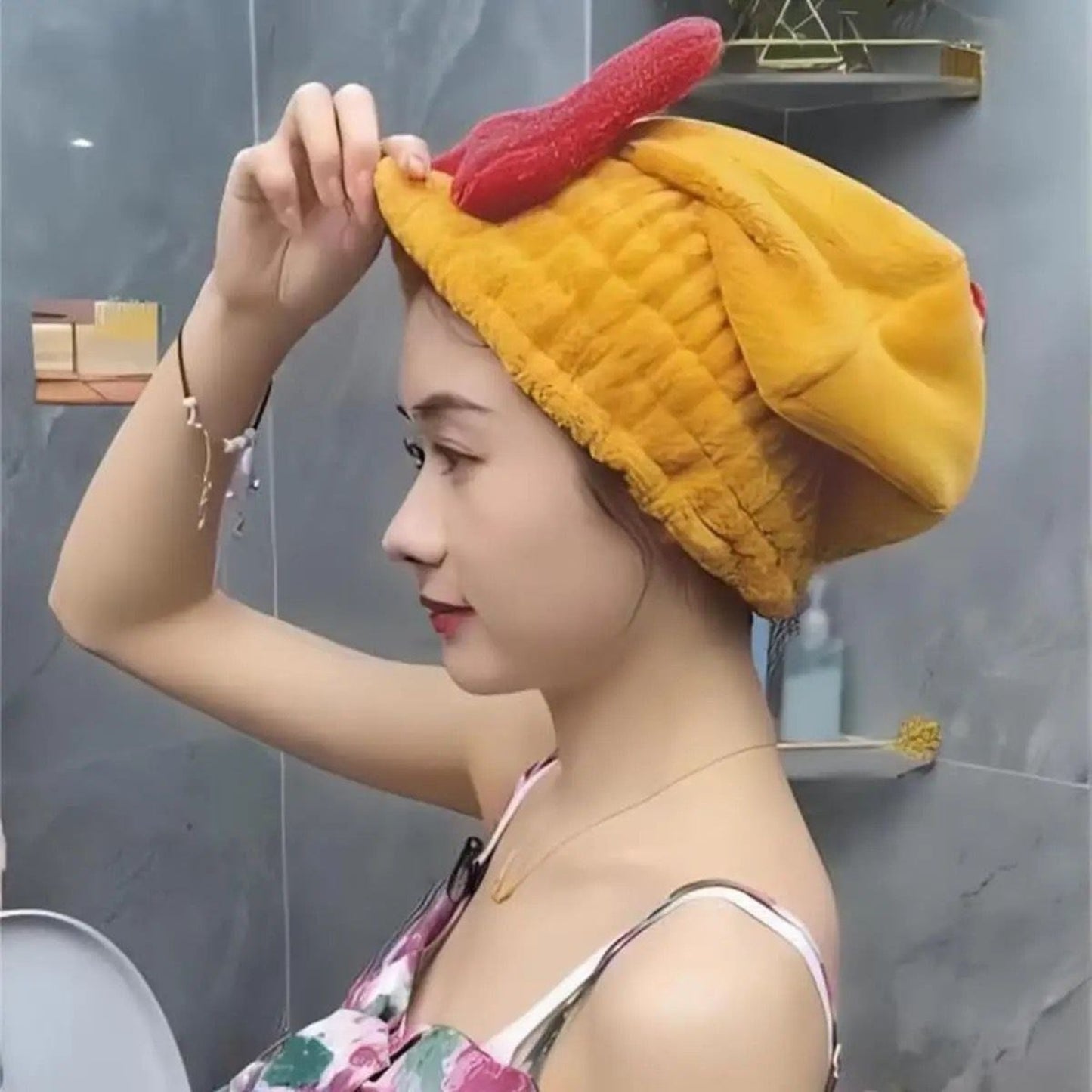 Super Absorbent Hair Towel Wrap for Wet Hair – Quick - Dry Microfiber Wrap - Grandsell