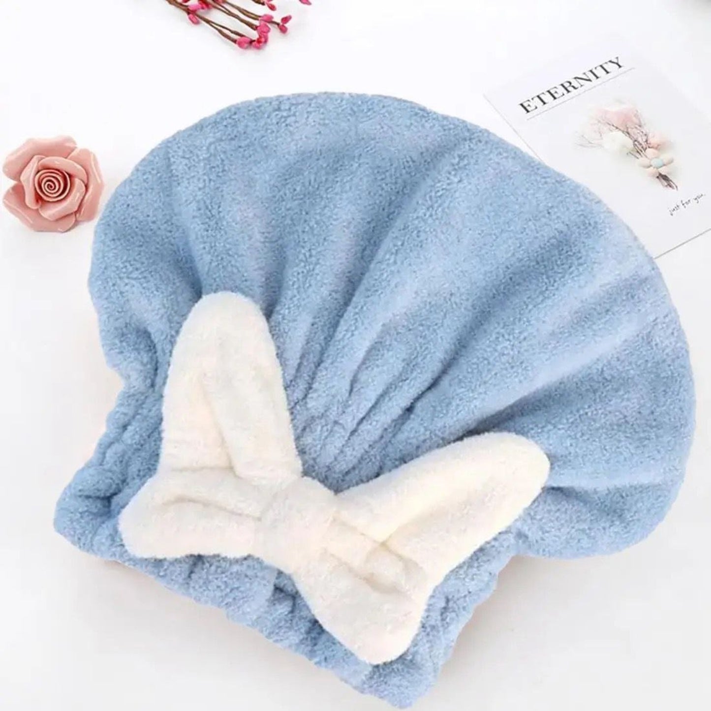 Super Absorbent Hair Towel Wrap for Wet Hair – Quick - Dry Microfiber Wrap - Grandsell