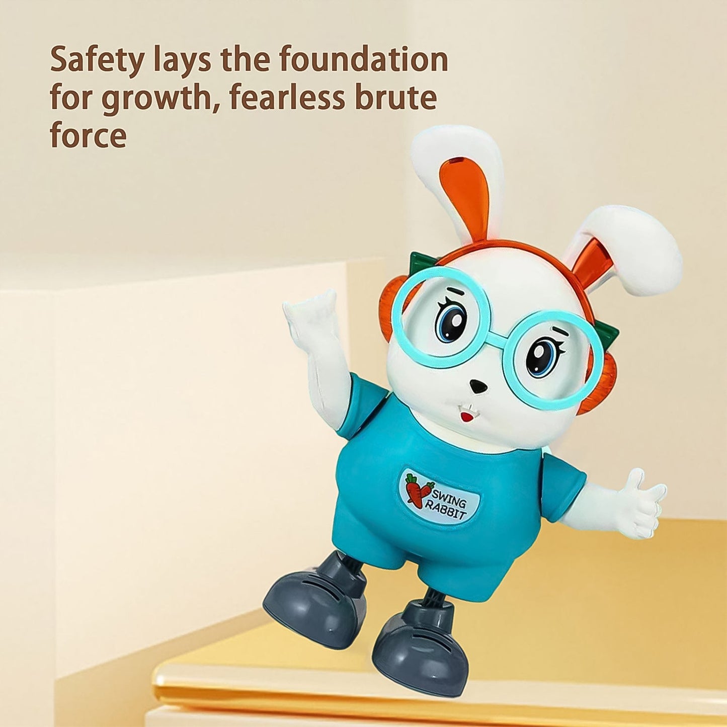 Swing Rabbit Musical Dancing Toy Interactive Bunny With Lights Sounds - Grandsell