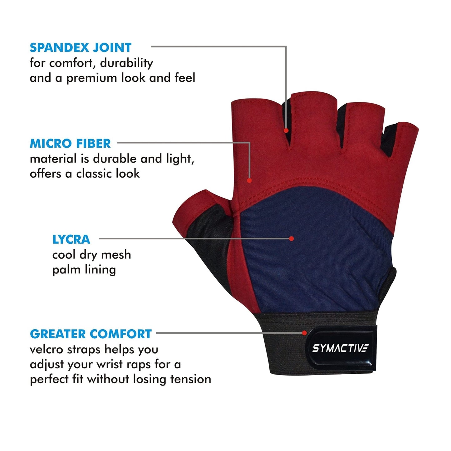 Symactive Gym Training Gloves (Set of 2) – Vision Grey/Green Fitness Gloves - Grandsell