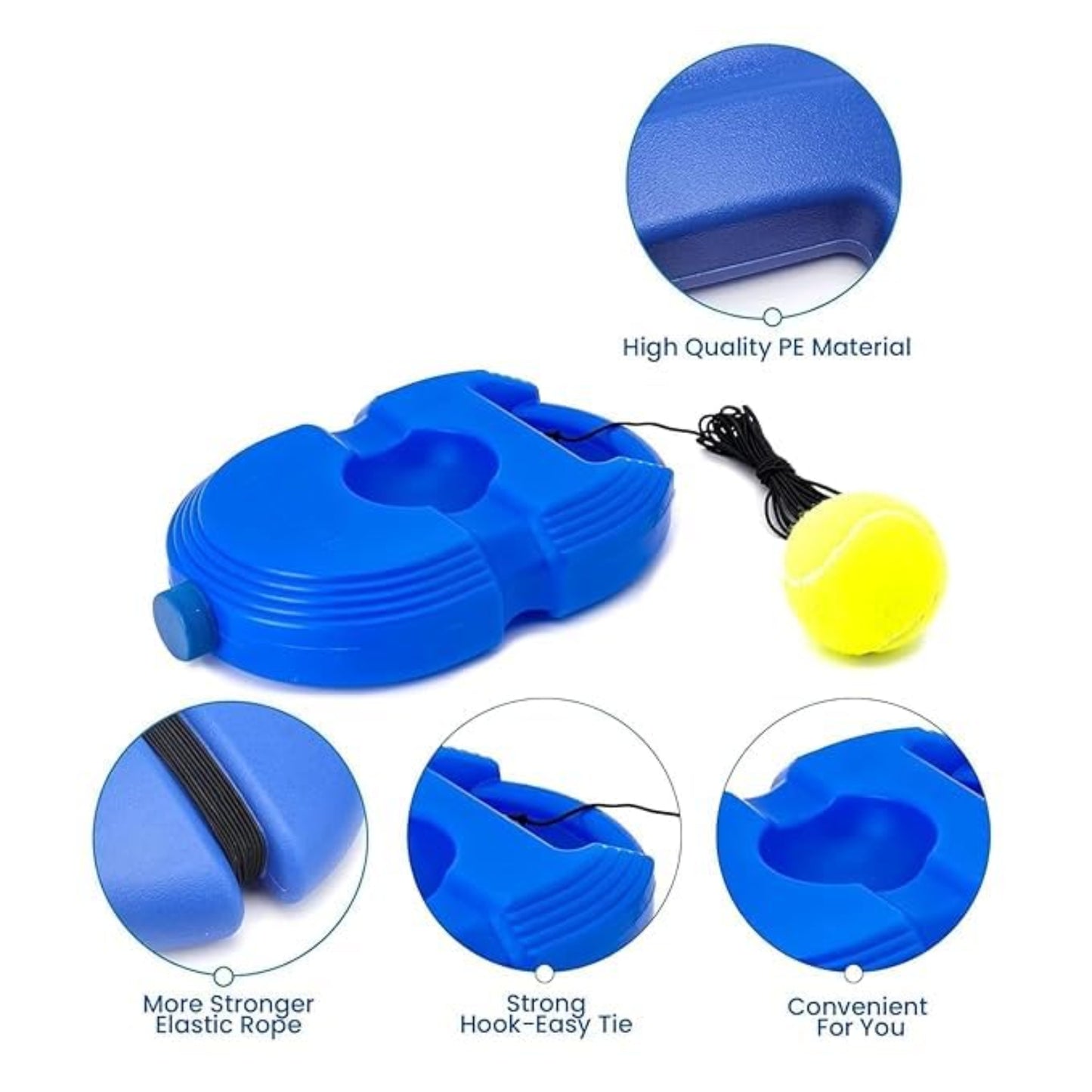 Tennis Trainer Rebound Ball with String – Solo Tennis Practice Tool - Grandsell
