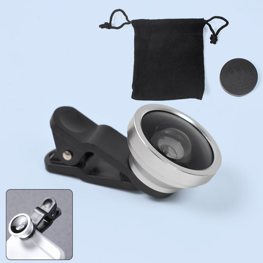 Universal External Phone Camera Lens 0.45X Ultra Wide Angle & 12.5X Macro Lens for Smartphones | Clip - On Mobile Camera Lens - Grandsell