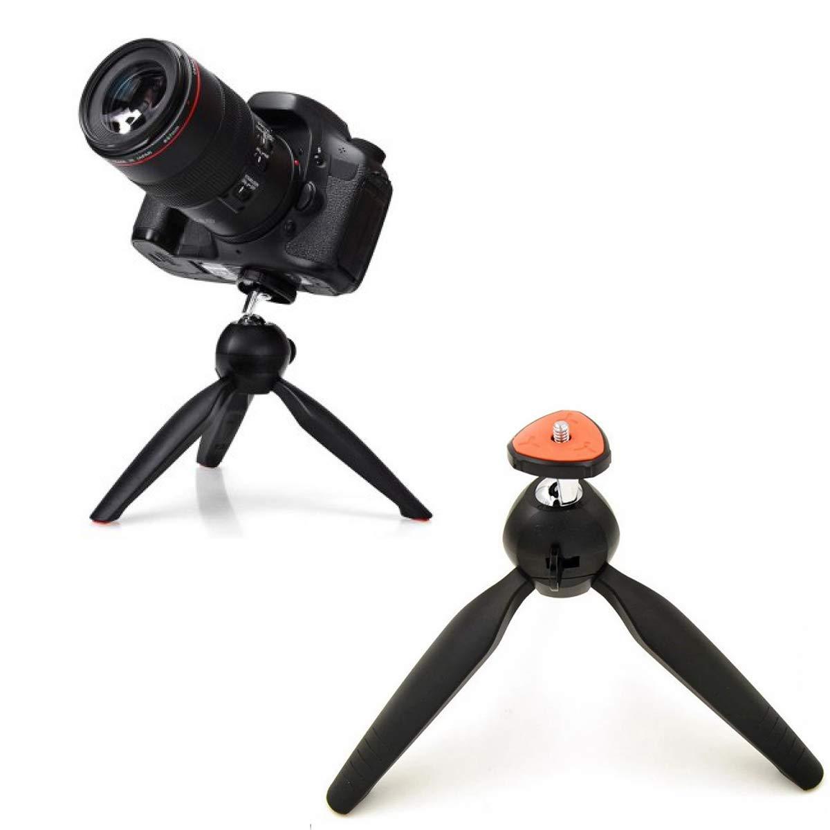 Universal Mini Tripod Stand for Mobile & Camera | Portable Adjustable Smartphone Tripod with Phone Holder for Vlogging & Photography - Grandsell
