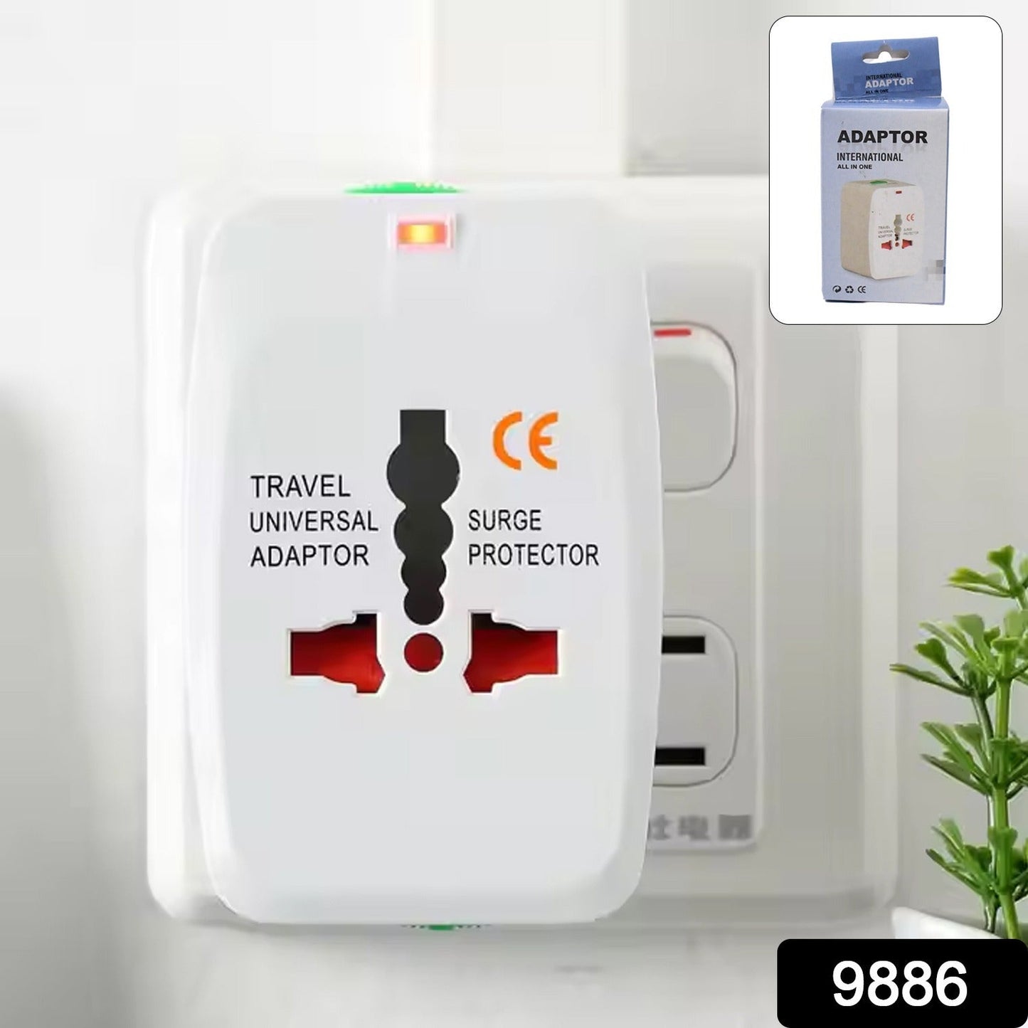 Universal Travel Adapter With Dual Usb Charger Ports - International Multipurpose - Grandsell