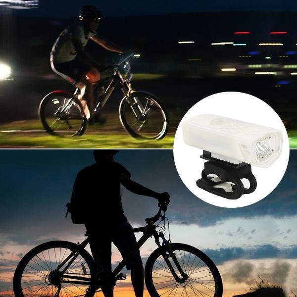 Usb Rechargeable Bicycle Light Set 400 Lumen Super Bright Headlight Front Lights - Grandsell