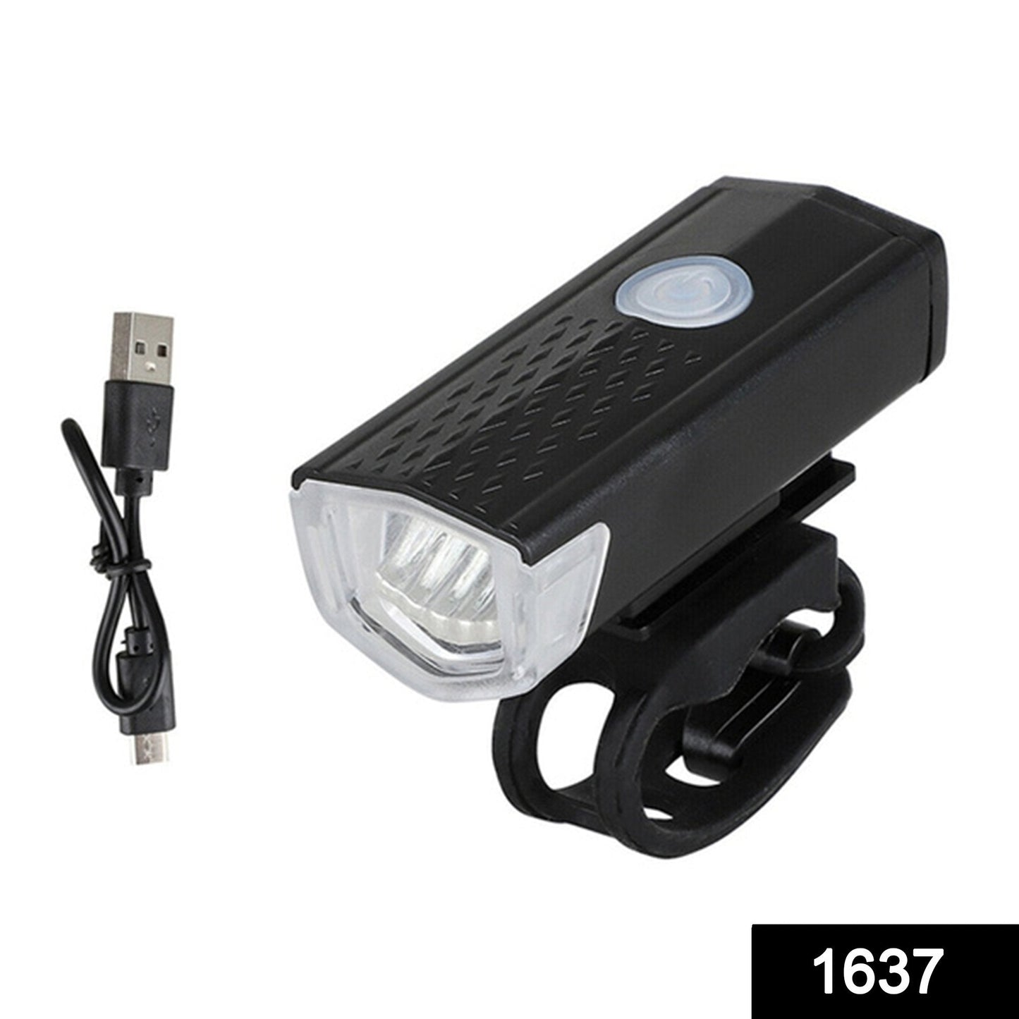 Usb Rechargeable Bicycle Light Set 400 Lumen Super Bright Headlight Front Lights - Grandsell