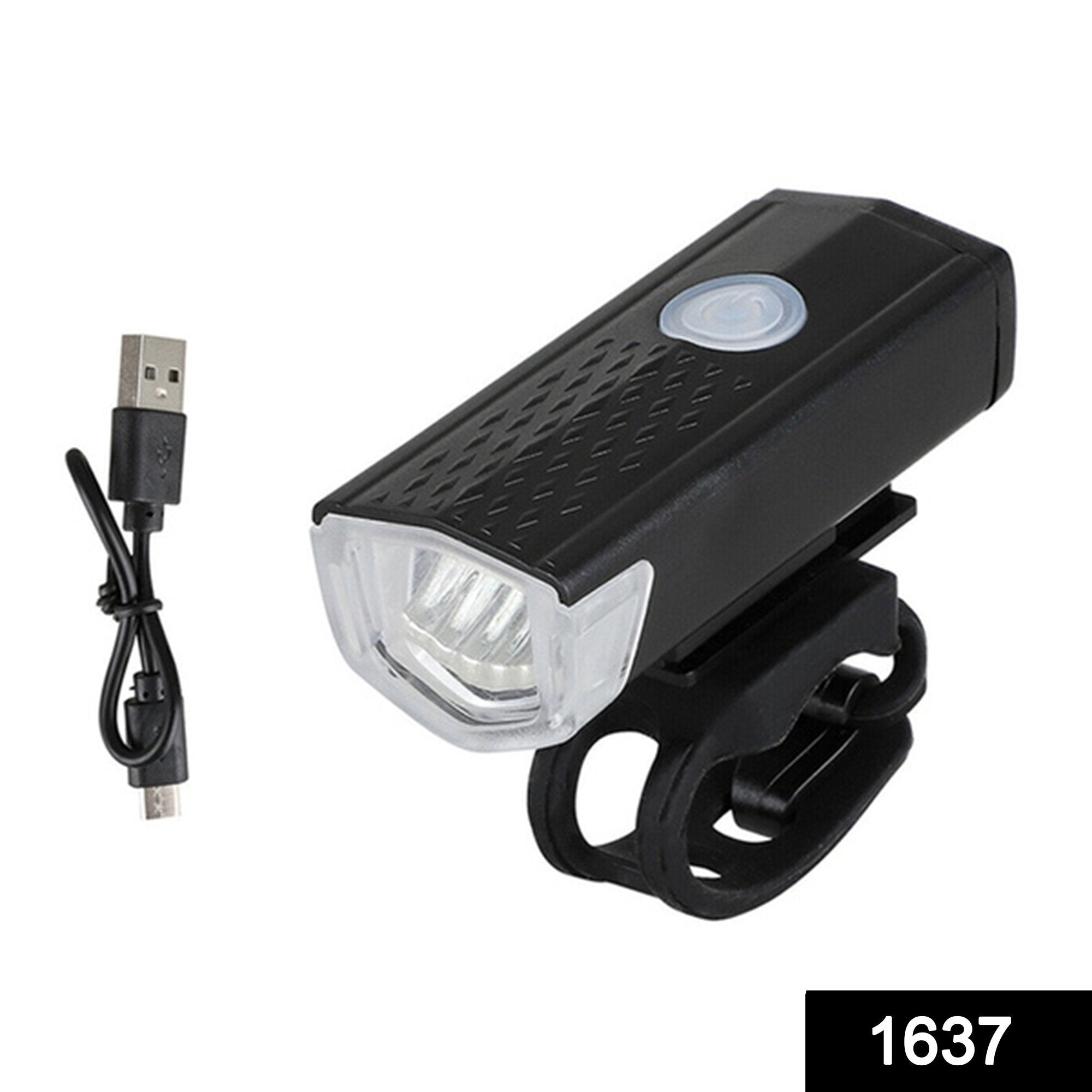 Usb Rechargeable Bicycle Light Set 400 Lumen Super Bright Headlight Front Lights - Grandsell