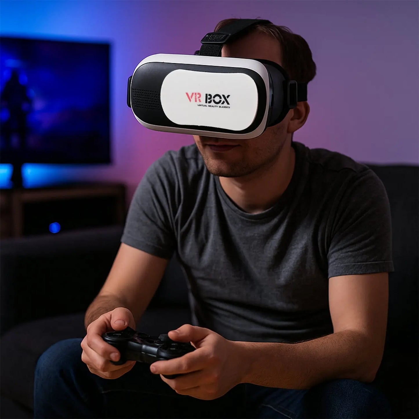 Vr Box Virtual Reality 3d Glasses Headset (1 Pc) - Grandsell